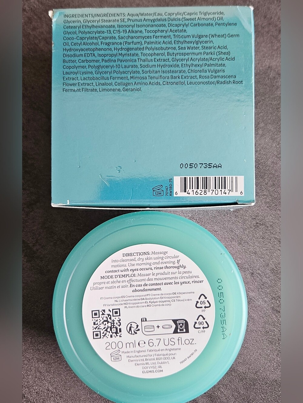 ELEMIS Pro Collagen Anti Wrinkle Body Cream NEW 200ml MSRP $99 - Picture 4 of 16